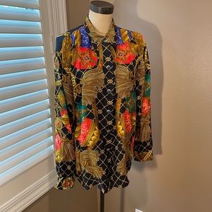 Vintage Gloria Sachs Silk Shirt